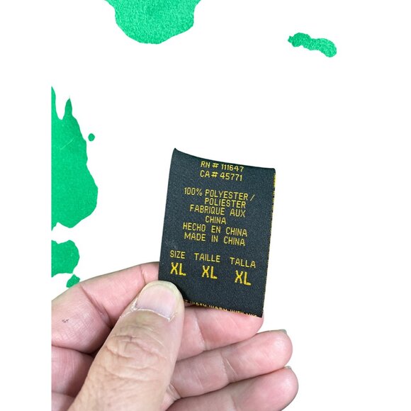 Fifth Sun Brazil mens green full zip track varsity jacket Sz XL SKU 9608 - Picture 11 of 15